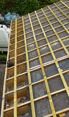 Aufdachdmmung Dachstuhlsanierung